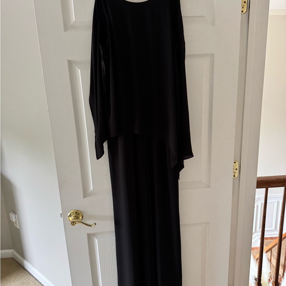 BCBG Sophisticated Black Wedding Gown